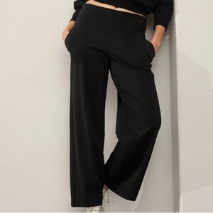 ❤️ EUC Athleta VENICE HIGH RISE WIDE LEG pant  Size Medium  Black